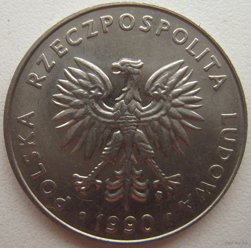 Польша 20 злотых 1990 г.