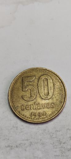 Аргентина 50 сентавос 1994