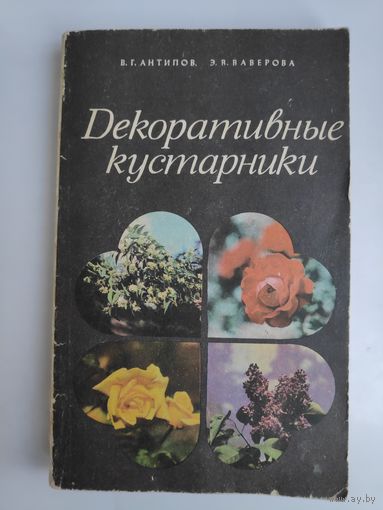 В. Г. Антипов, Э. В. Ваверова. Декоративные кустарники.