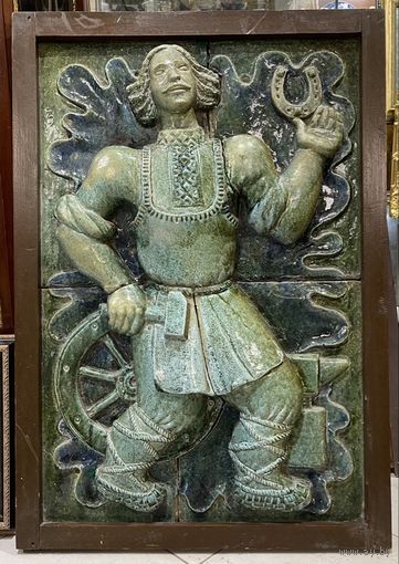 Нестеревский Н.Л. Керамическое панно. Каталожное. Размер 90х60см.