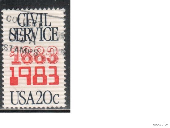 США-1983, (Мих.1650) , гаш., Шрифты (одиночка),