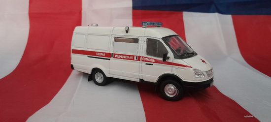 Машинка (модель) deagostini 1:43 ГАЗ-32214 ГАЗель