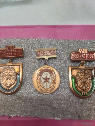 Спартакиада народов СССР ДОСААФ 3 знака