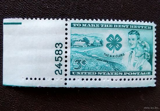 Марка США 1952 год 50 лет молодежной организации