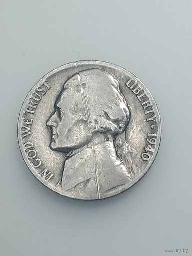 США 5 центов 1940 года .