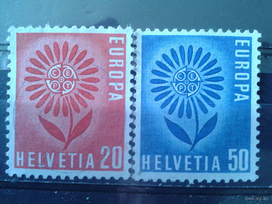 Швейцария 1964 Европа* Полная серия