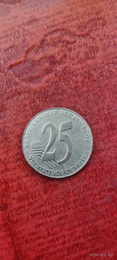 Эквадор 25 сентавос 2000