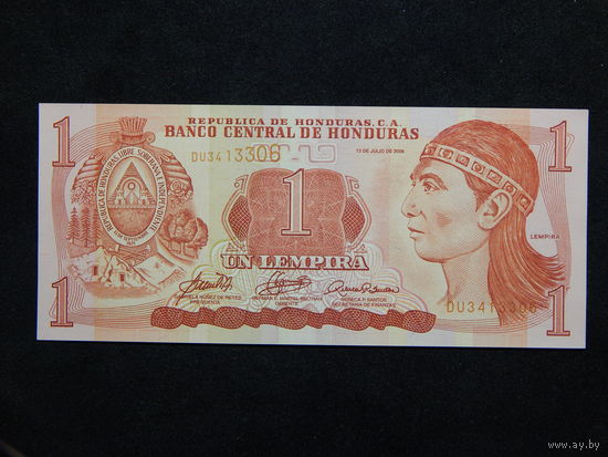 Гондурас 1 лемпира 2006г.UNC