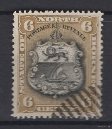 1894 Северное Борнео Герб колонии SG#73  Used