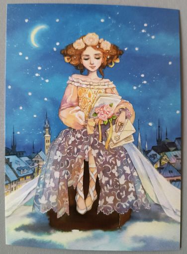 Чистотина Евгения. Авторская открытка, глянец. АСARDS.BY