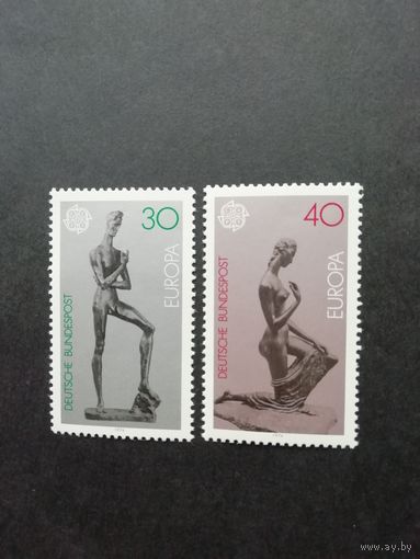ФРГ 1974 Серия из двух марок "ЕВРОПА СЕПТ (EUROPA CEPT)" (чистые**) Мi.804-805 каталог 1.40 евро