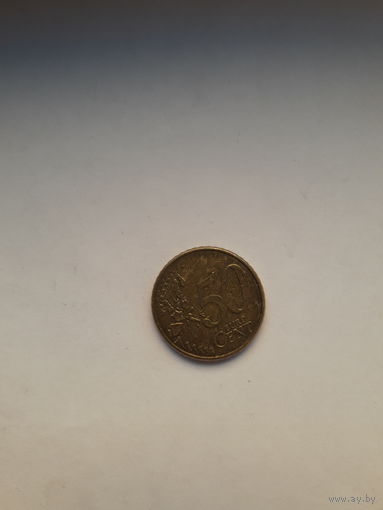Германия 50 евроцентов 2002 F