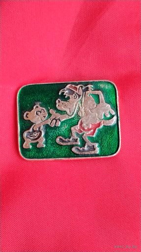 Значок  Ну Погоди Борьба