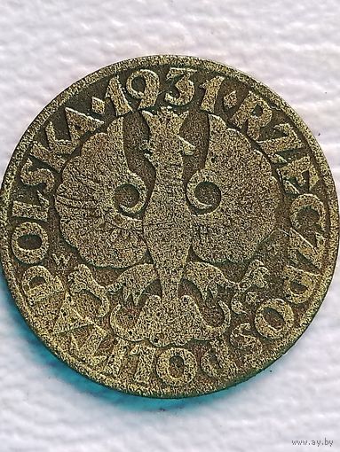 5 грошей 1931 г. без мц. Редкий год.(2)
