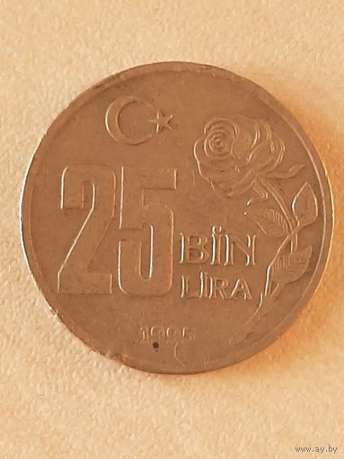 25000 лир Турция 1995