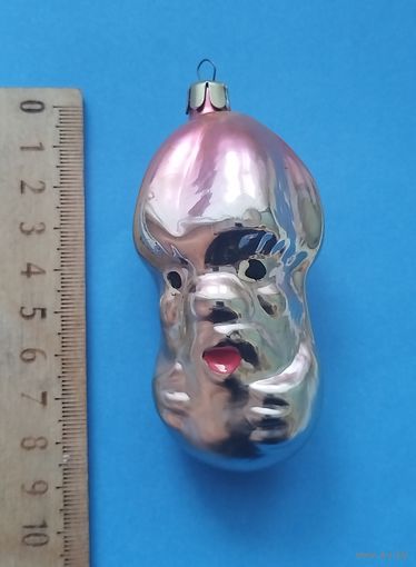 Ёлочная игрушка из далёкого и прекрасного детства. Грибок). С рубля