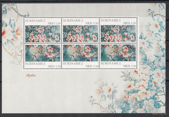 Флора. Цветы. Суринам. 2011. Малый лист. Michel N 2507-2508 (5,4 е).