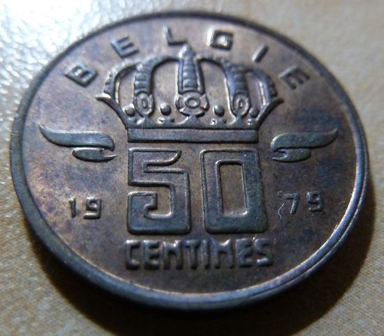 50 сентим 1979 BELGIE