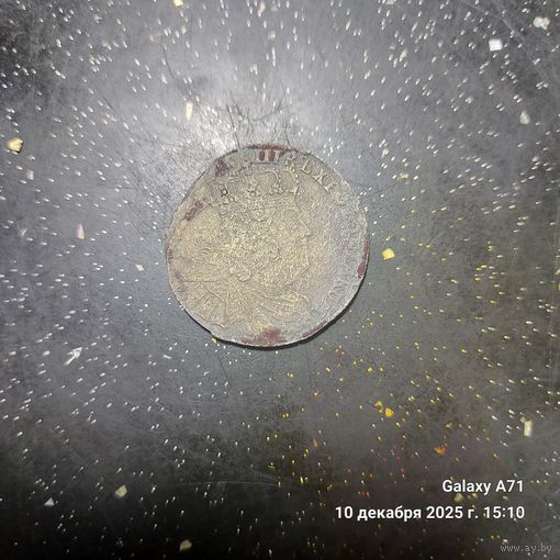 Орт(18 грошей) Август 3 , 1754 год