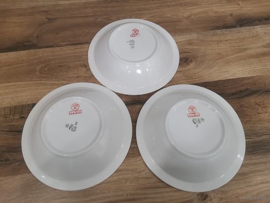 Тарелки СССР 3 шт.