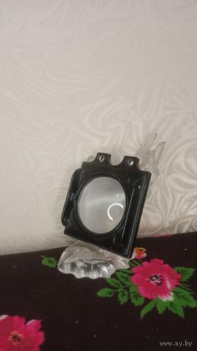 Линза.Лупа с оправе дюраль алюминиевым сплаве