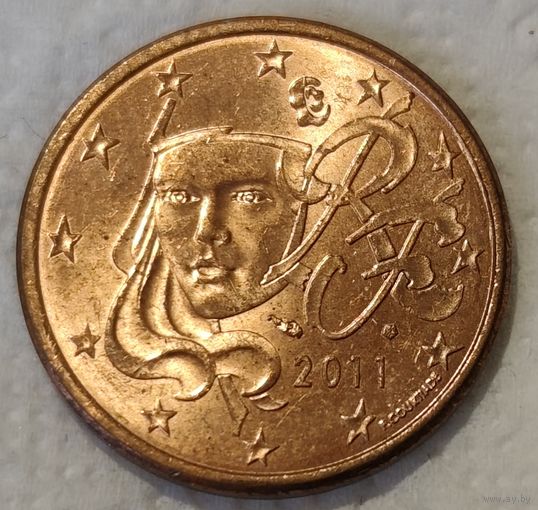 Франция 5 евроцентов, 2011 (14-5-16)
