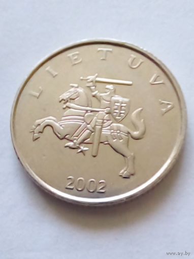 Литва 1 лит 2002 г.