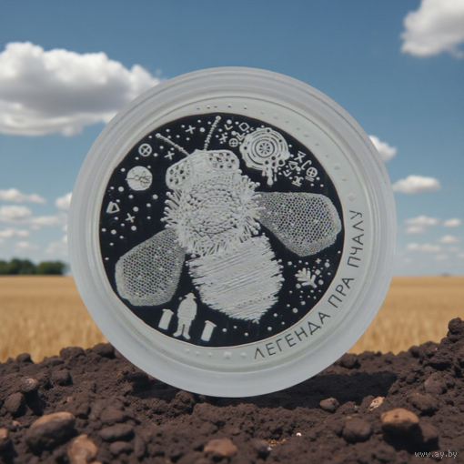 Легенда о пчеле, 20 рублей 2017, серебро