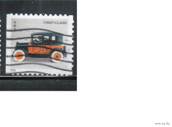 США-2002 (Мих.3590 BD) , гаш. , Стандарт,1-й класс Транспорт, Автомобили