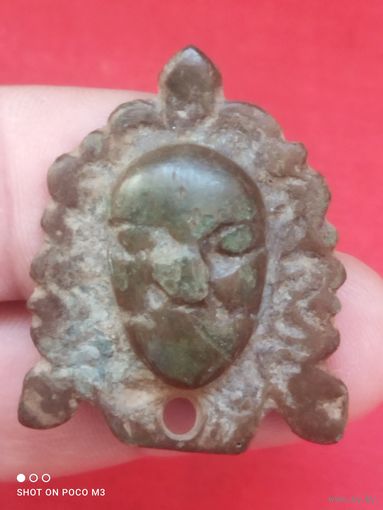 Старинная накладка,в родной патине