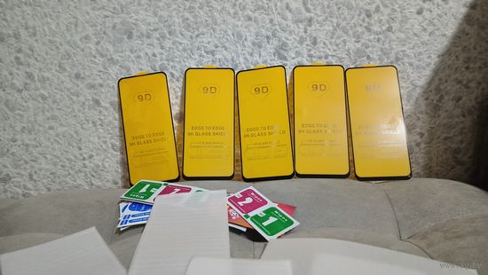 Защитные стекла 5 шт на redmi note 10/10s/11/11s