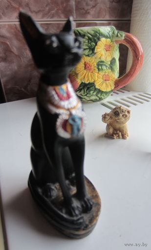 Коллекционная алтарная фигурка статуэтка кошка Богиня Бастет