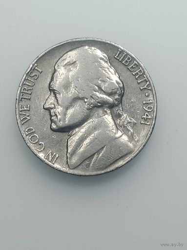 США 5 центов 1941 года .