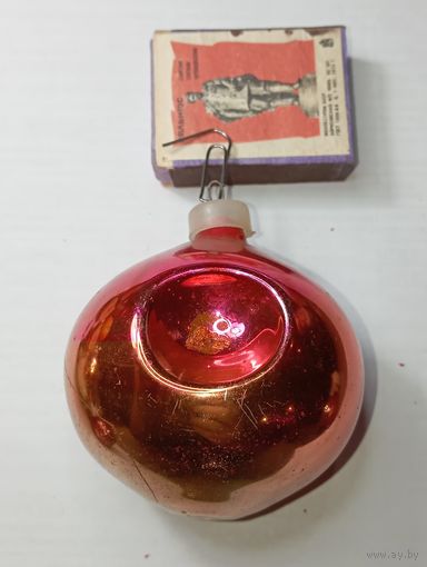Игрушка на ёлку , Шарик , винтаж , стекло , СССР . С 60 копеек