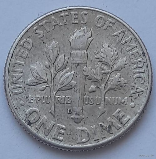США 1 дайм 1964 года D
