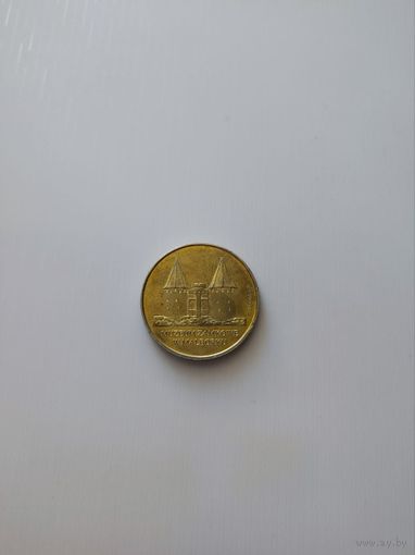 Памятный жетон монета Польша Замок Мальборк