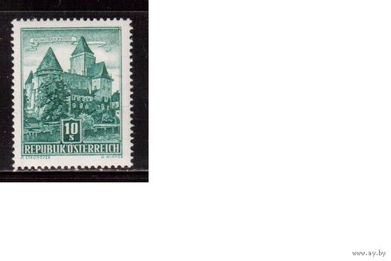 Австрия-1957,(Мих.1038) ** , Стандарт, Архитектура