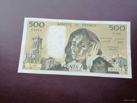 Франция 500 франков 1979