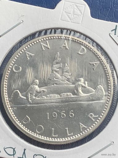Канада 1 доллар 1966 г