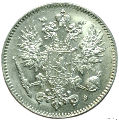 50 пенни 1917 с короной UNC