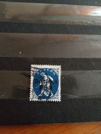 1920 Германия Рейх надпечатка дорогая концовка (1-8)