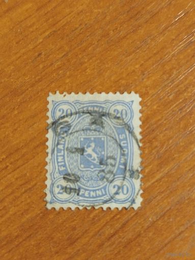 1881 Россия Великое княжество Финляндское Лин 12 1/2 герб (5-8)