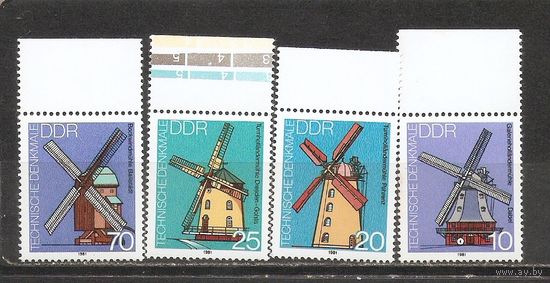 ФФ5 ГДР 1981 Мельницы