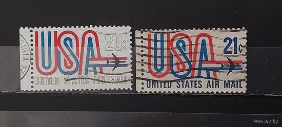 РАСПРОДАЖА. США. Авиапочта. Гаш.