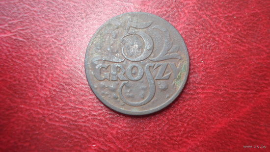 5 грошей 1923 год Польша