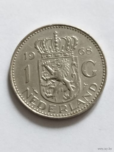 Нидерланды 1 гульден 1968