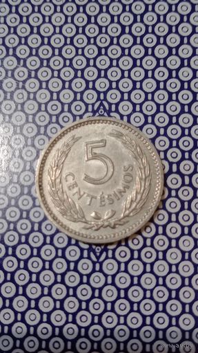 Уругвай 5 сентесимо 1953