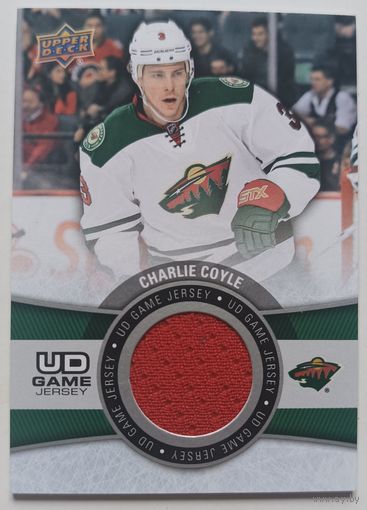 Хоккейная карточка НХЛ джерси Charlie Coyle (Миннесота)