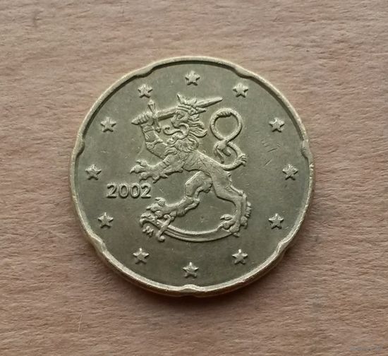 Финляндия, 20 евроцентов 2002 г.