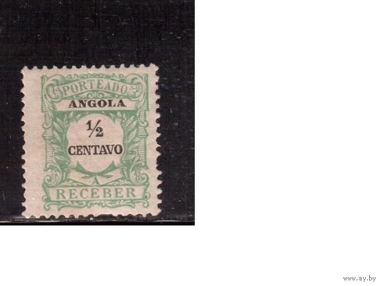 Ангола-1921,(Мих.21) *  , Служебные марки, Надп.